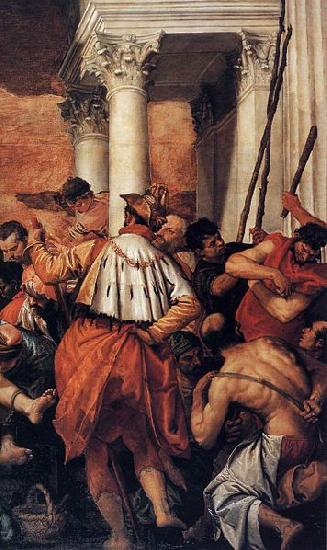 Paolo  Veronese Martyrdom of Saint Sebastian oil painting image